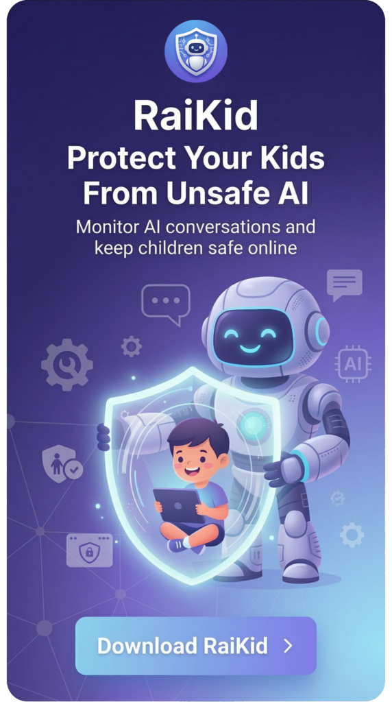 RaiKid AI parental control protecting kids from unsafe AI chatbots